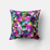 ピクセルモザイクパターン クッション (裏面)
