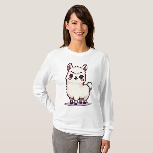 ピクセルラマチャーム Tシャツ (正面フル)