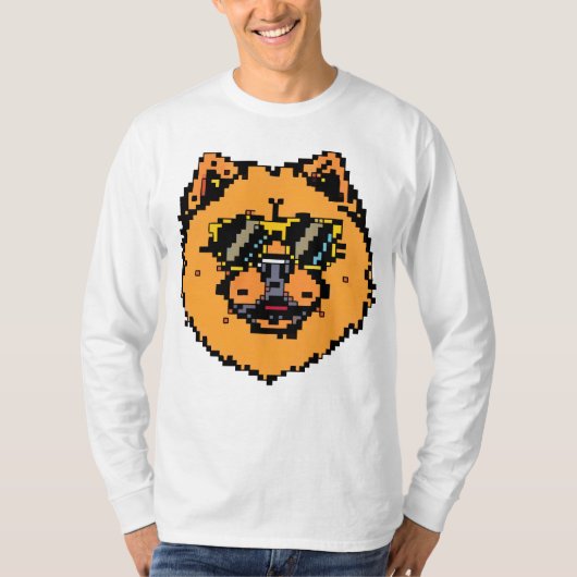 ピクセル切り口 Tシャツ (正面)