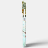 ピクセル化されたキンクとスクラッチのあるOcherテクスチャ Case-Mate iPhoneケース (裏面 / 左)