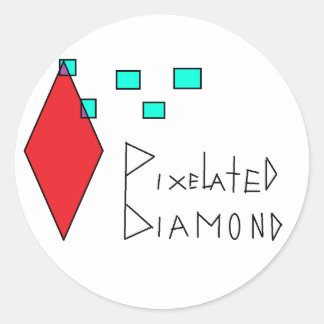 ピクセル化されたシール ラウンドシール