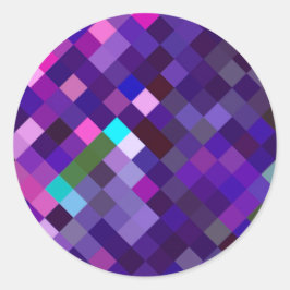 ピクセル化されたシール ラウンドシール