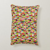 ピクセル化されたスタイルデジタルアート アクセントクッション (裏面(縦))