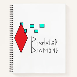 ピクセル化されたノート ノートブック
