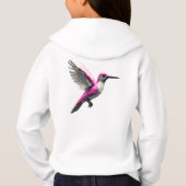 ピクセル化されたピンクハミングバード – (裏面)