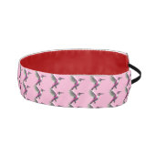 ピクセル化されたピンクハミングバード アスレチックヘッドバンド (右)