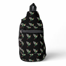 ピクセル化された緑のハミングバード