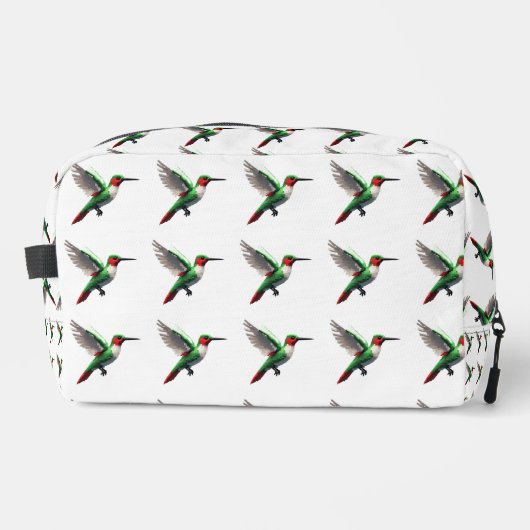 ピクセル化された緑のハミングバード ドップキット (正面)