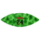 ピクセル化された芝生のプレイヤー名クール番号 アメリカンフットボール (パネル)