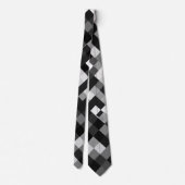 ピクセル化パぼやけターン ネクタイ (裏面)