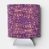 ピクセル化パープルソーダクーラーボックス 缶クーラー (裏面)