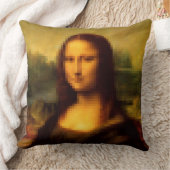 ピクセル化モナリザ クッション (ブランケット)