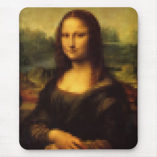 ピクセル化モナリザ マウスパッド (正面)