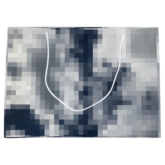 ピクセル化抱き枕 ラージペーパーバッグ (正面)