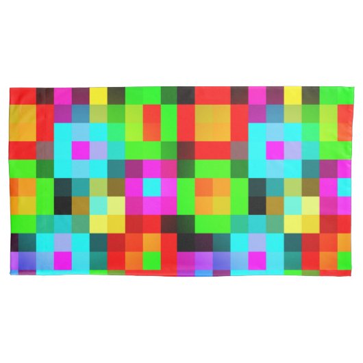 ピクセル化 枕カバー (正面)