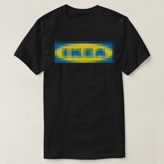 ピクセル化IKEA Tシャツ (デザイン正面)
