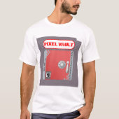 ピクセル地下ゲームGBのカートのTシャツ Tシャツ (正面)