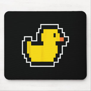 ピクセル小さなアヒル80sビデオゲームのハロウィーンの衣装 マウスパッド