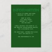 ピクセル情報結婚のエンクロージャカード エンクロージャーカード (正面)