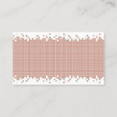 ピクセル技術の創造的な名刺 名刺 (裏面)