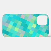 ピクセル数々のアートカラーパターン Case-Mate iPhoneケース (裏面 (横))
