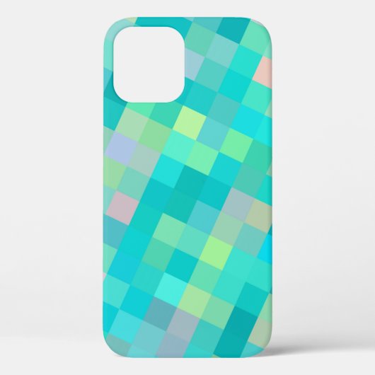 ピクセル数々のアートカラーパターン Case-Mate iPhoneケース (裏面)