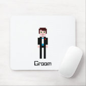 ピクセル新郎 マウスパッド (マウス)