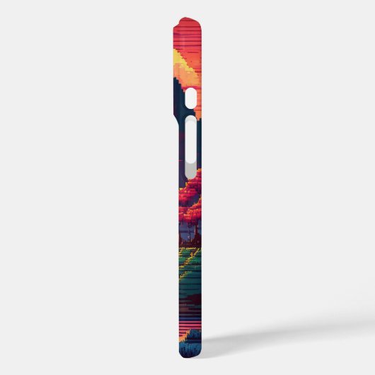 ピクセル水平線 Case-Mate iPhoneケース (裏面 / 左)