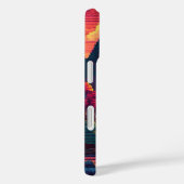 ピクセル水平線 Case-Mate iPhoneケース (裏面 / 右)