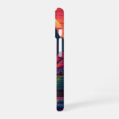 ピクセル水平線 iPhone 16ケース (左側面)