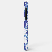 ピクセル津波青8ビットピクセルアート Case-Mate iPhoneケース (裏面/左)