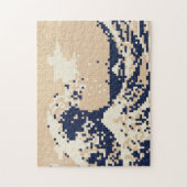 ピクセル津波8ビットピクセル芸術 ジグソーパズル (縦)