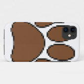 ピクセル犬の足跡 Case-Mate iPhoneケース (裏面(横))