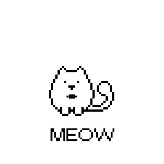 ピクセル猫ニャー Tシャツ