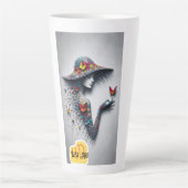 ピクセル画像 カフェラテマグ (正面)