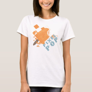 ピクセル破裂音 Tシャツ
