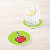 ピクセル芸術のさくらんぼのコースター コースター (側面)