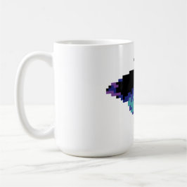 ピクセル蝶 コーヒーマグカップ
