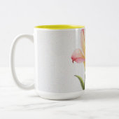 ピクセル開花トリオ ツートーンマグカップ (左)