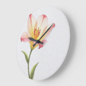 ピクセル開花トリオ ラージ壁時計 (傾斜)