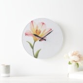 ピクセル開花トリオ ラージ壁時計 (ホーム)