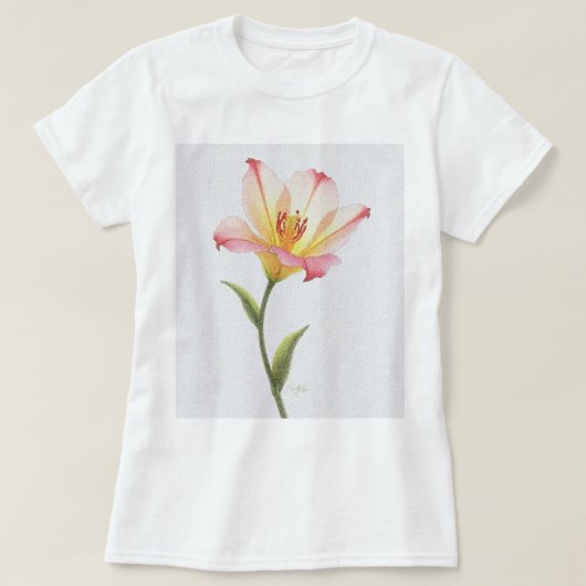 ピクセル開花トリオ Tシャツ (デザイン正面)