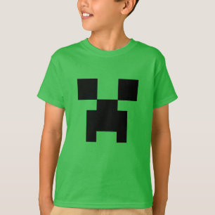 ピクセル顔ゲーム Tシャツ