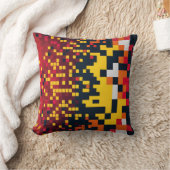 ピクセル鮮やか分解アート クッション (ブランケット)