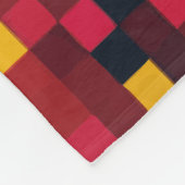 ピクセル鮮やか分解アート フリースブランケット (角)