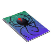 ピクセル黒の未亡人スパイダー ノートブック (右側)