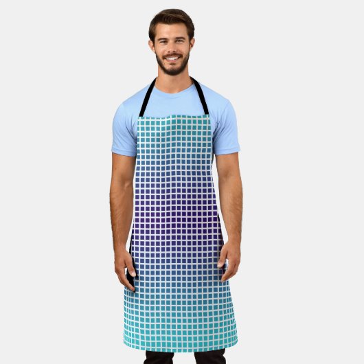 ピクセル エプロン (着用した状態)