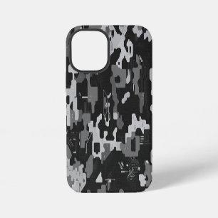 ピクセル カモ ステルス iPhone 12 MINIケース