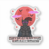 ピクセル・ナイトを見つける – クリムゾン・ムーン シール (正面)