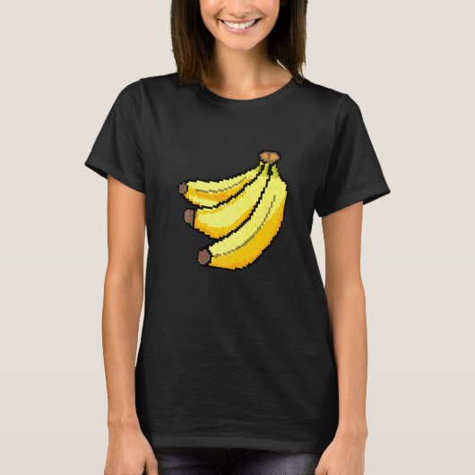 ピクセル バナナ Tシャツ (正面)